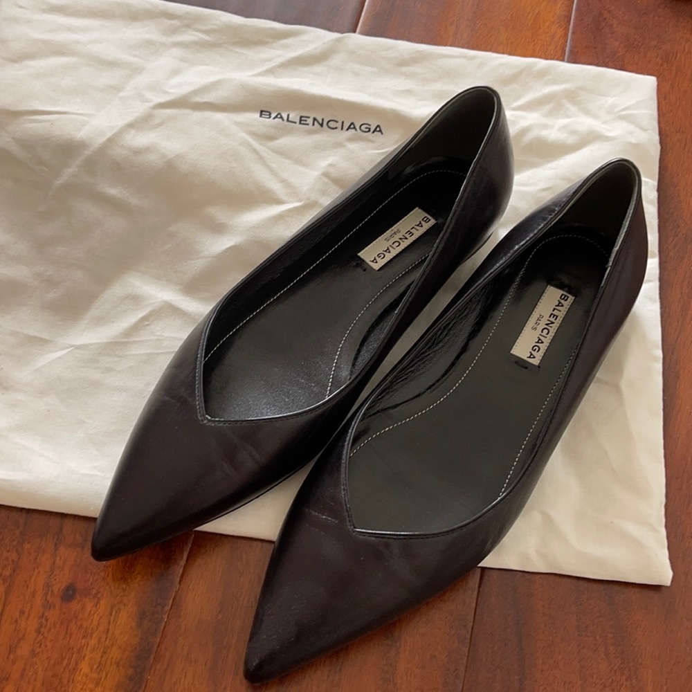 Authentic balenciaga flat shoes